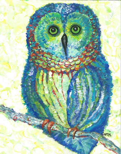 Colorful Owl B